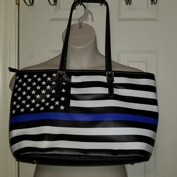 thin blue line purse